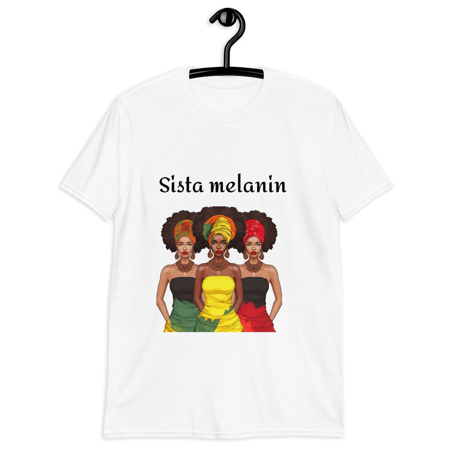 Bamboo Viscose- Sista Melanin- African Pride T-shirt