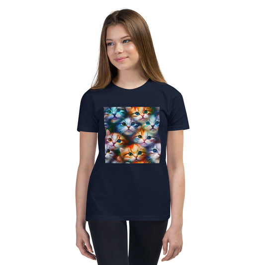 Repeating Pattern Cat T-shirt