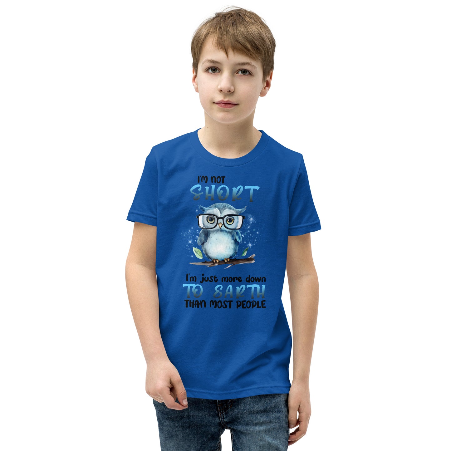 Blue Short Sleeve Boy's Owl T-Shirt