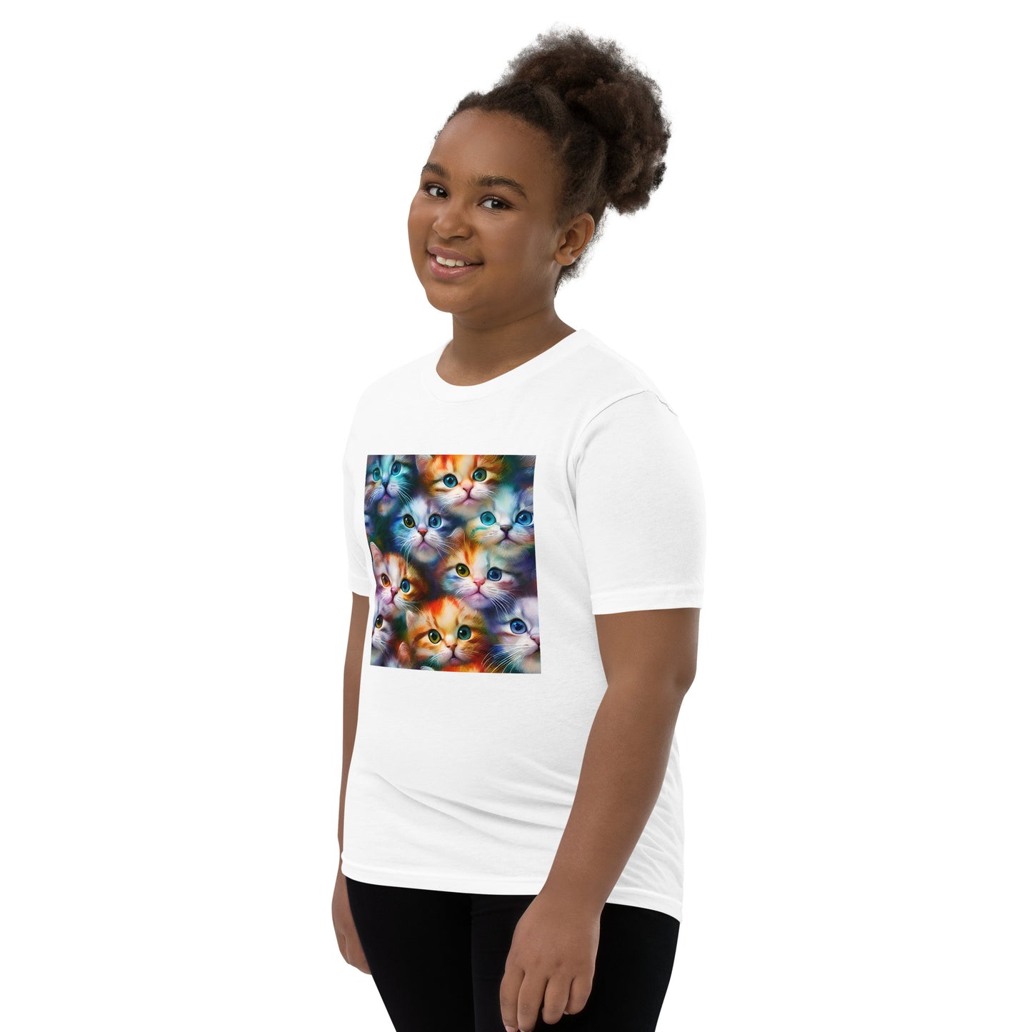 Repeating Pattern Cat T-shirt